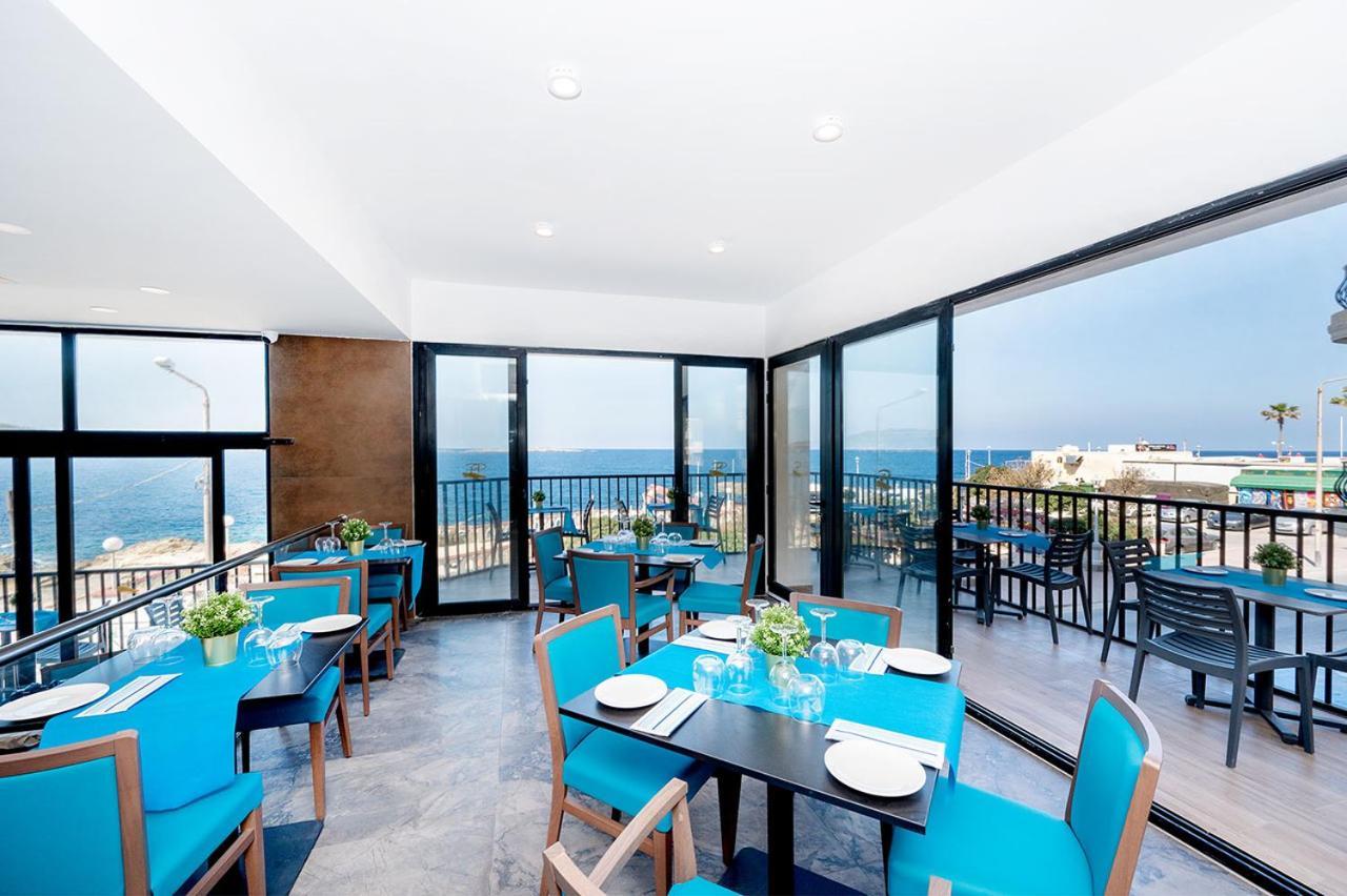 Islet Promenade Seafront 1 Bedroom Apartment With Sea View Balcony By Getawaysmalta خليج سانت بول المظهر الخارجي الصورة